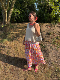 Jupe Léonie fleurie